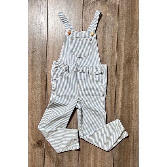 Old Navy Pinstripe Overalls - Picture 2 of 9